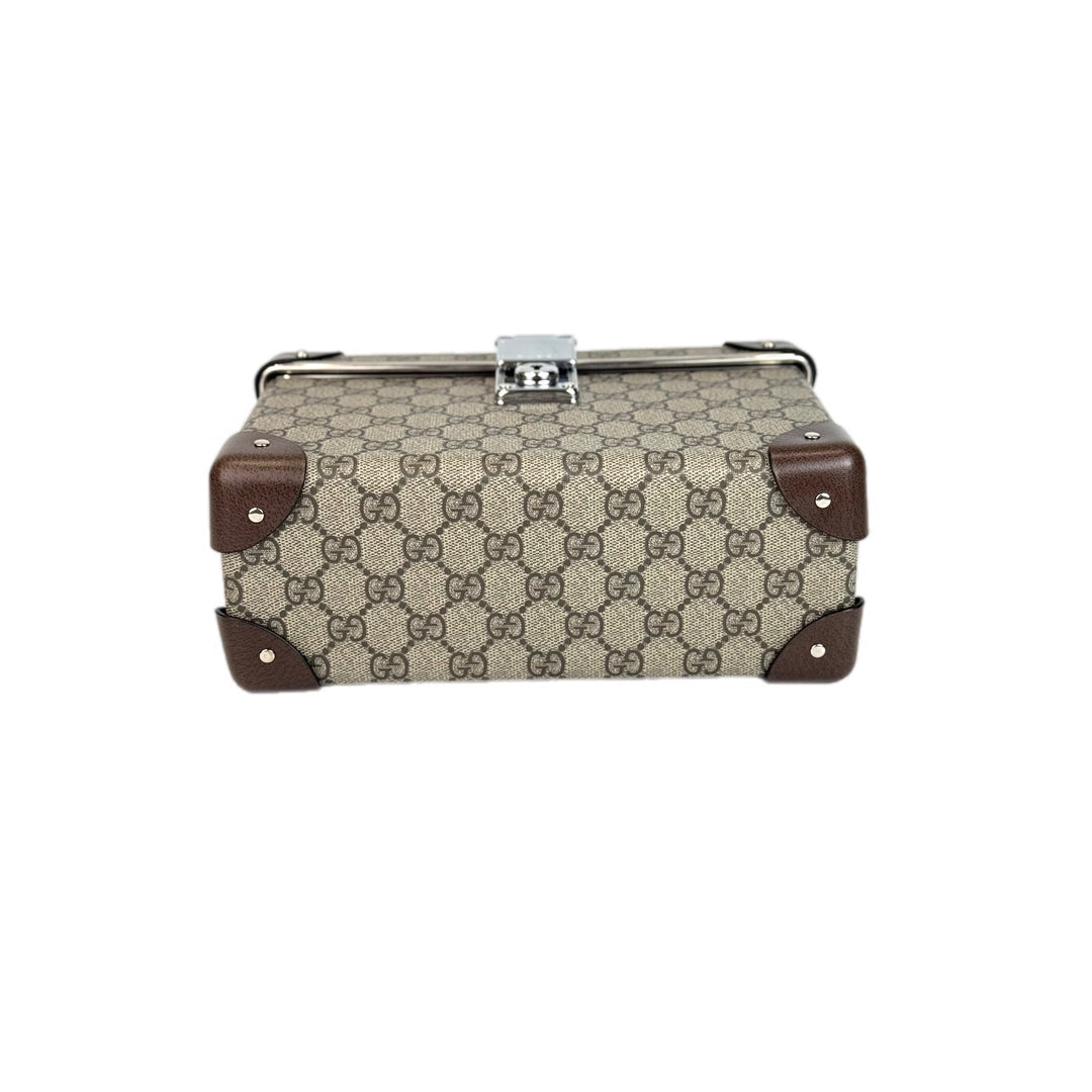 Gucci Bamboo Trotter GG Beauty Case Bag