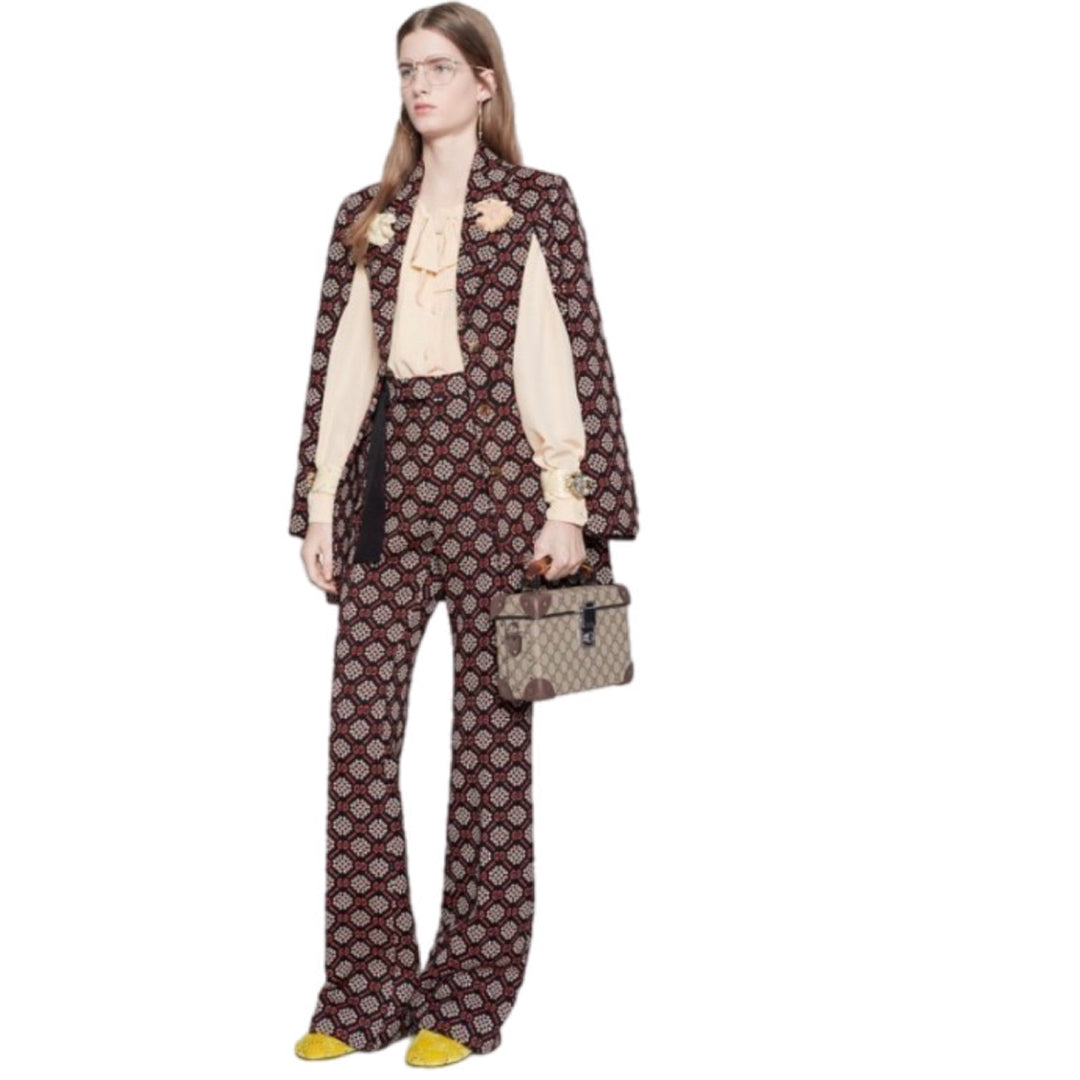 Gucci Bamboo Trotter GG Beauty Case Bag