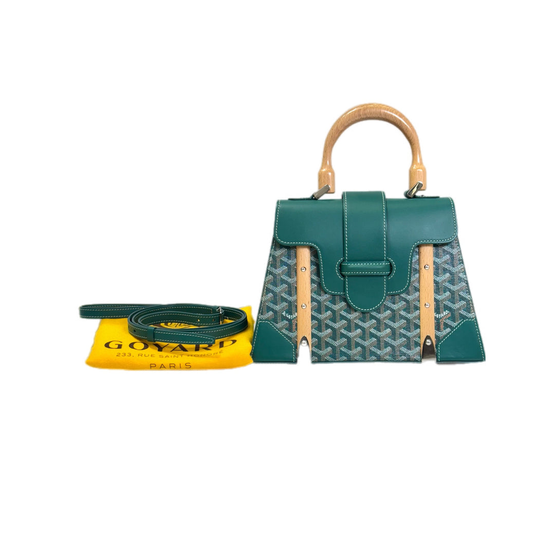 Goyard Med Saigon Green Bag