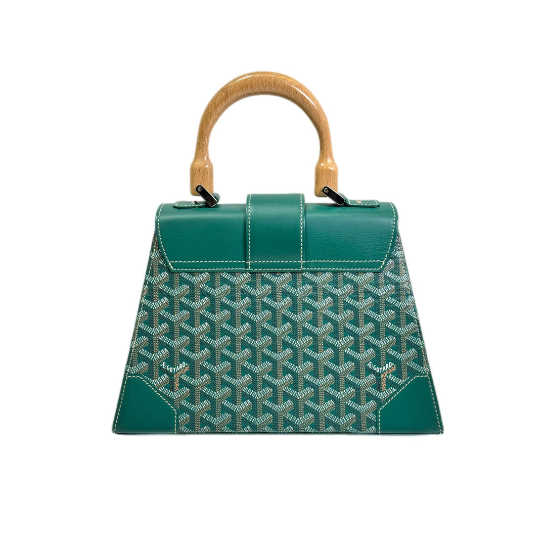 Goyard Med Saigon Green Bag