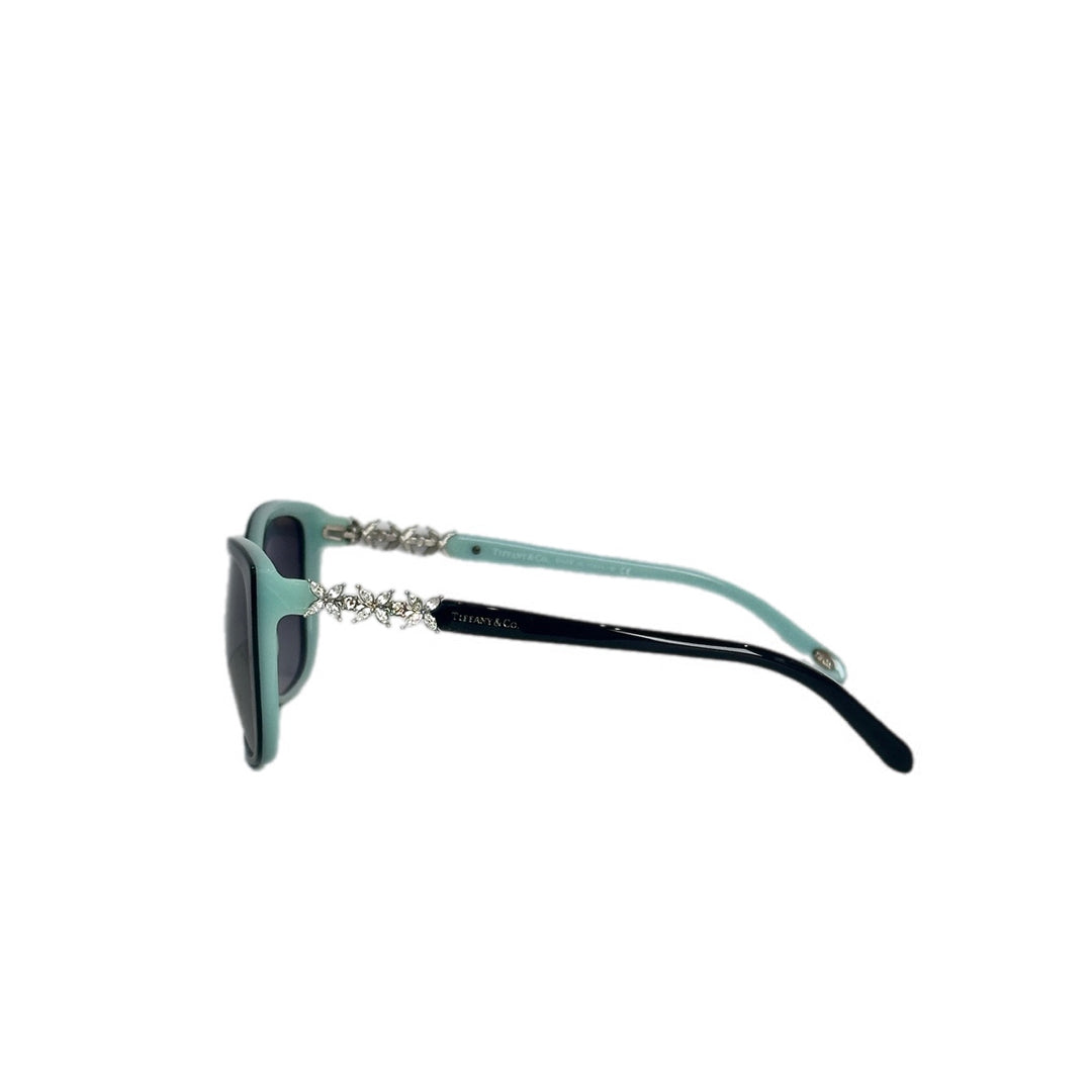Tiffany Black/Blue Crystal Sunglasses