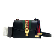 Gucci Small Black Sylvie Bag - Jiaxyk