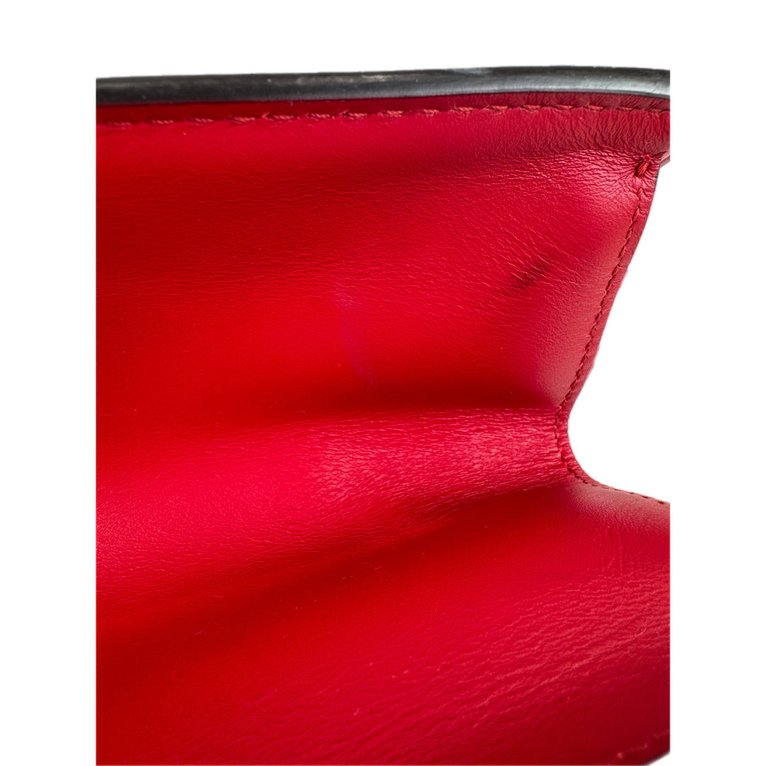 Gucci Sylvie Medium Top Handle Bag Red
