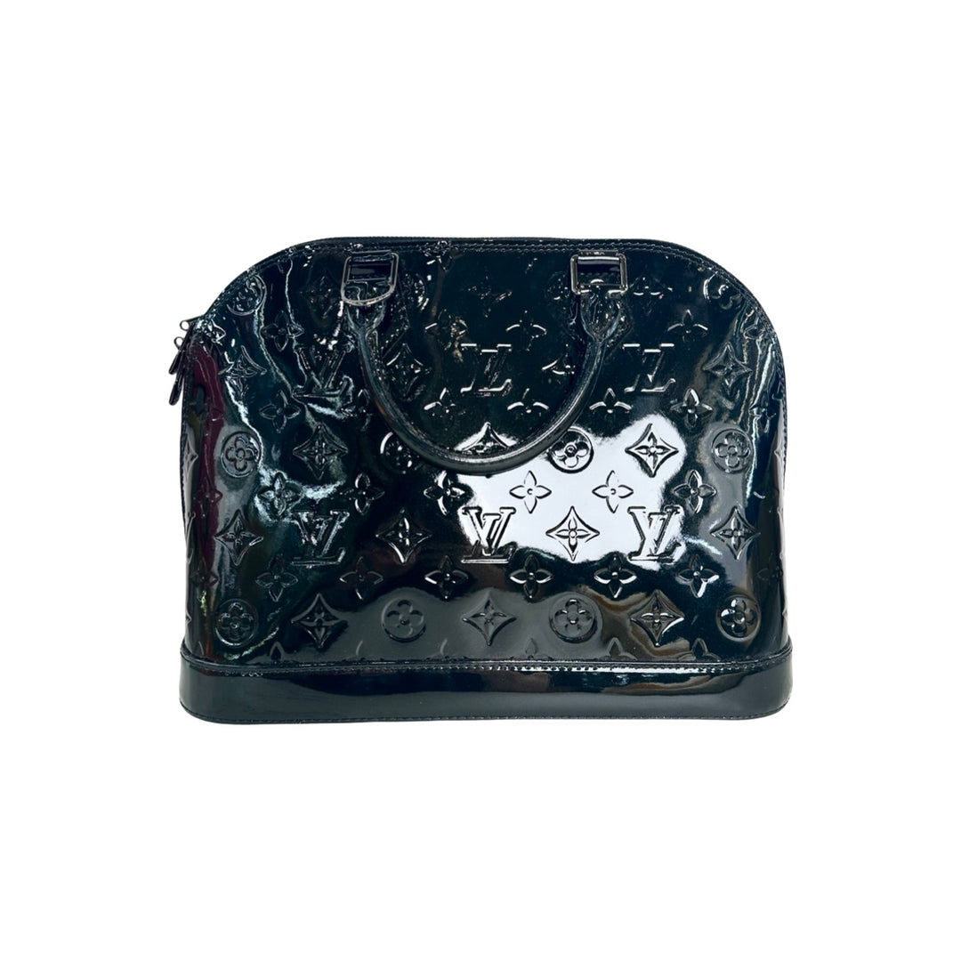 Louis Vuitton Alma Pm Black Patent Bag