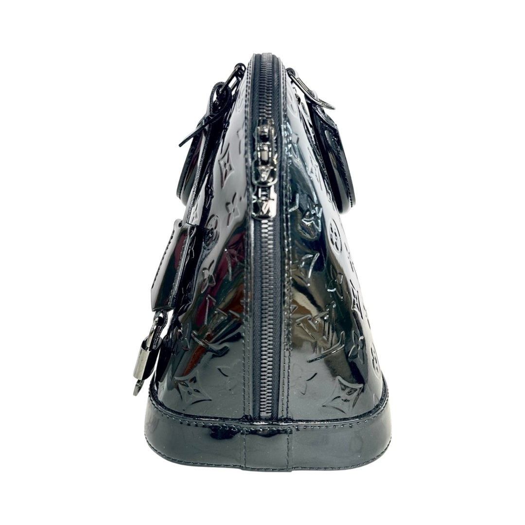 Louis Vuitton Alma Pm Black Patent Bag