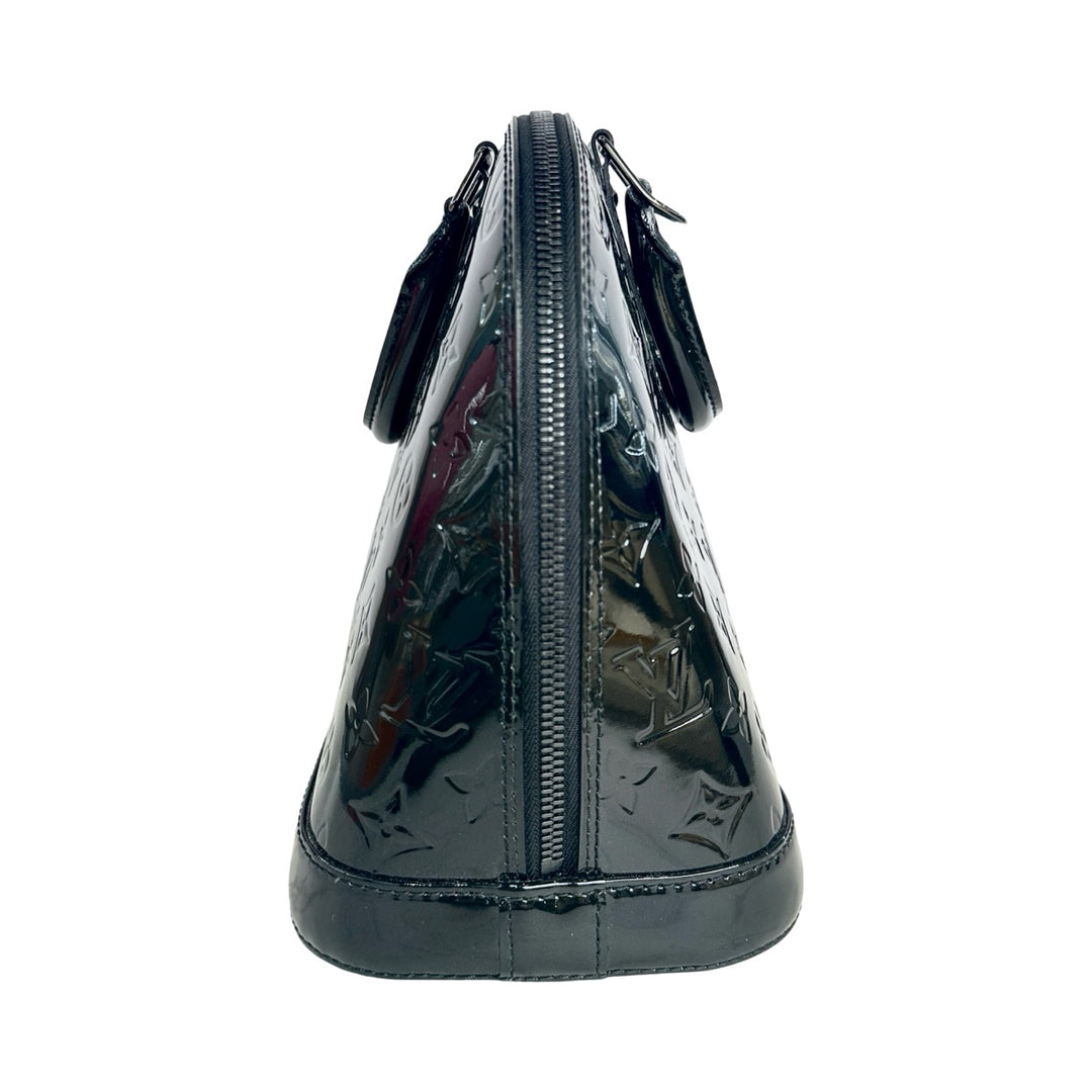 Louis Vuitton Alma Pm Black Patent Bag