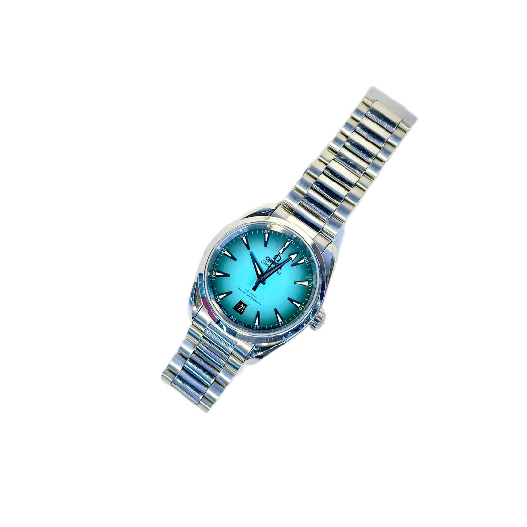 Omega Seamaster Aqua Terra 150M Blue Steel Auto Watch