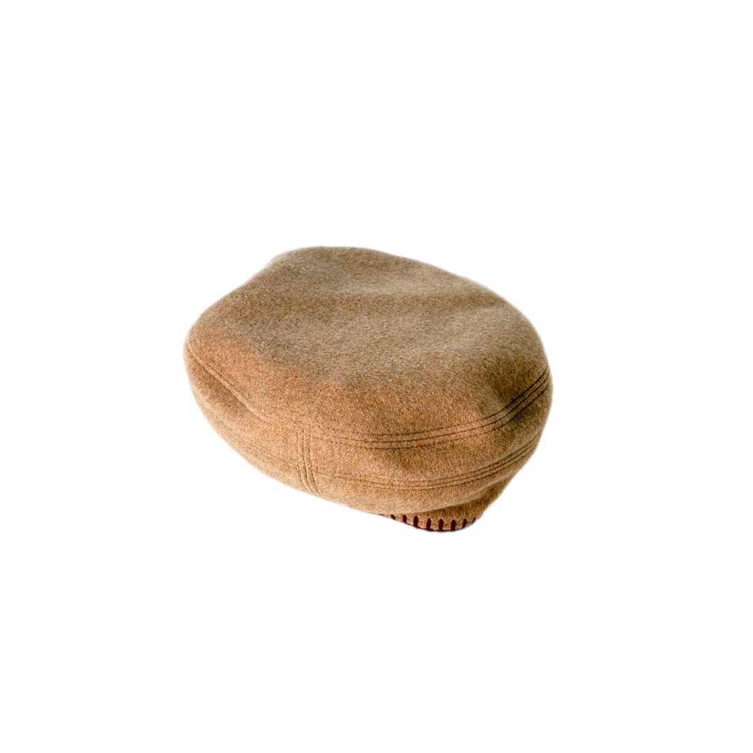 Hermes Biscuit Cashmere Beret Hat #59