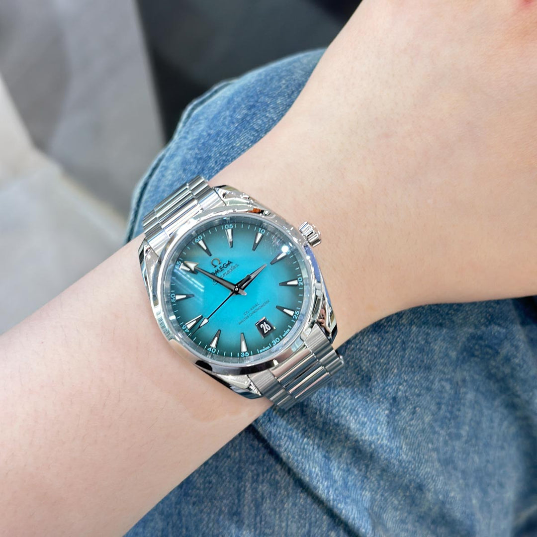 Omega Seamaster Aqua Terra 150M Blue Steel Auto Watch