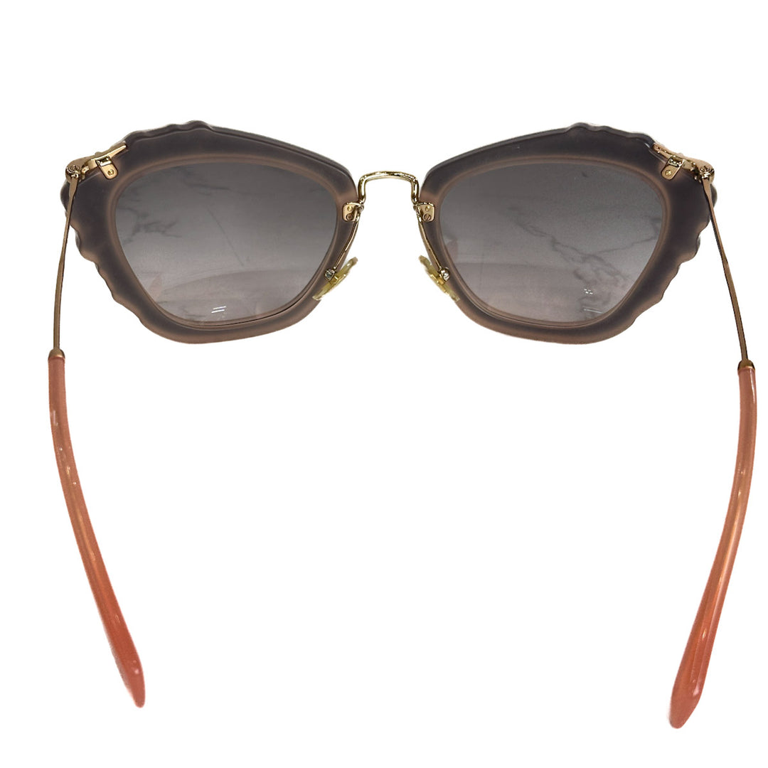 Miumiu Pink/Rosegold Cat Eye Sunglasses
