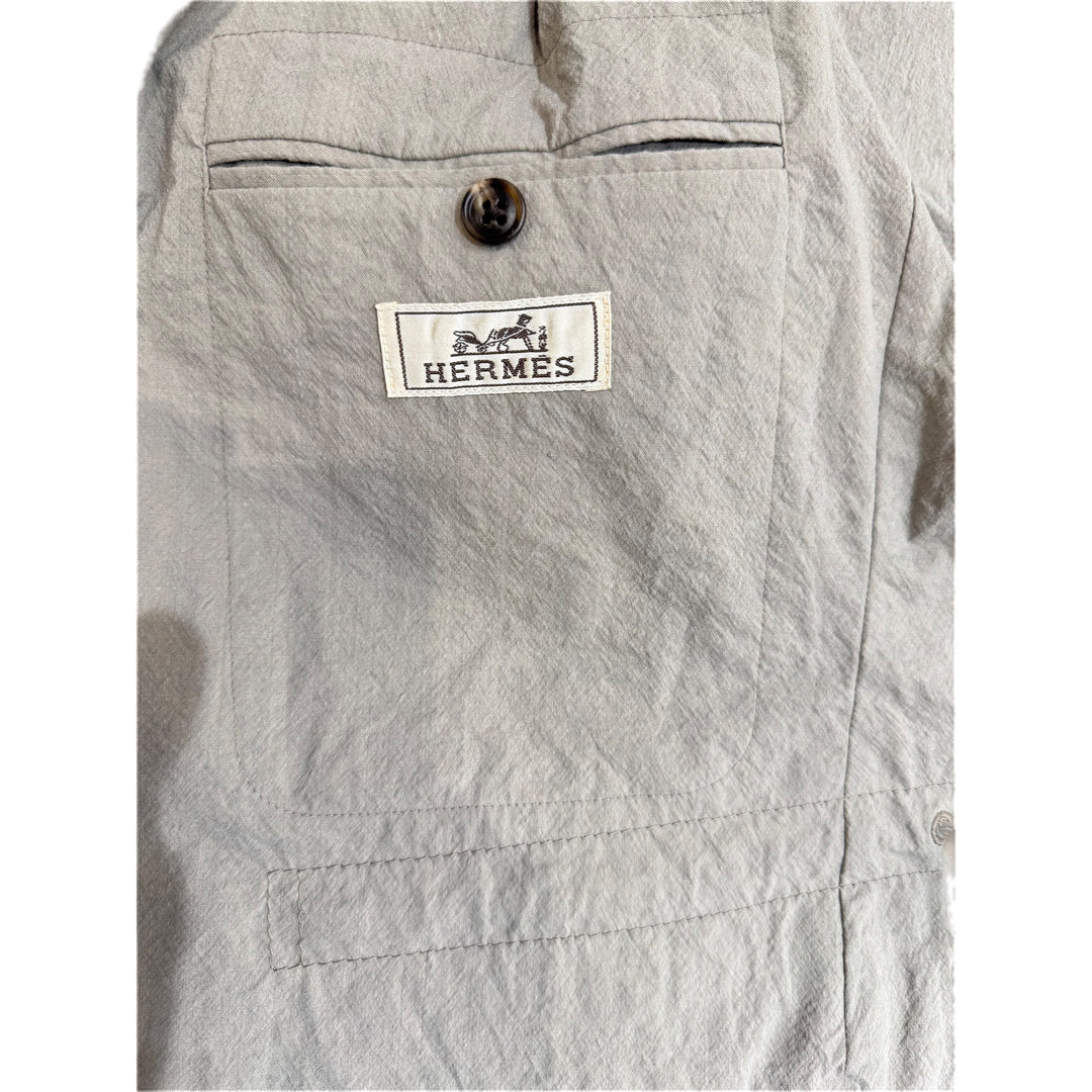 Hermes Grey Cotton Suit for Men