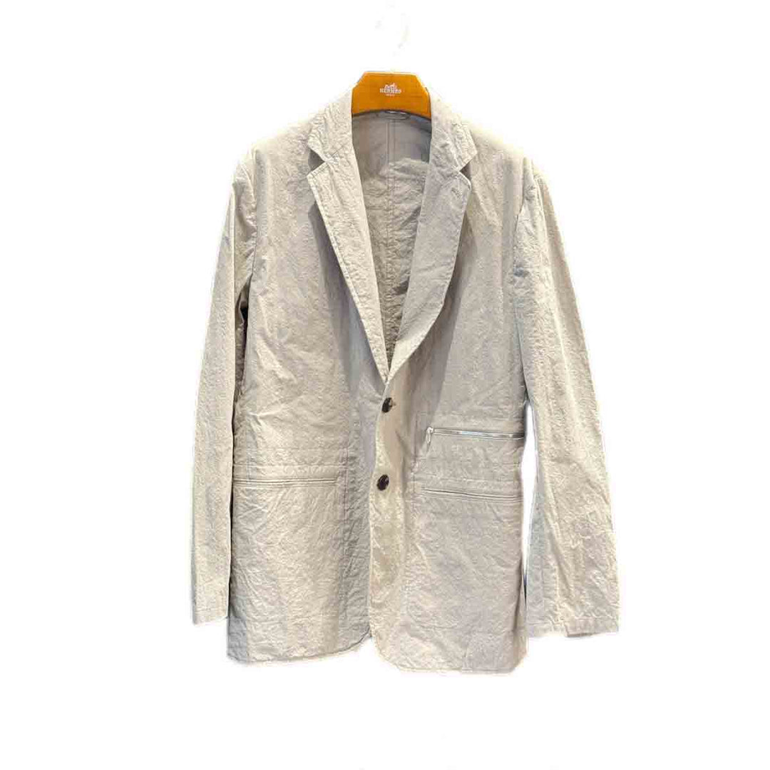 Hermes Grey Cotton Suit for Men