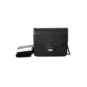 Chanel Square Wallet On Chain  Bag Black Caviar