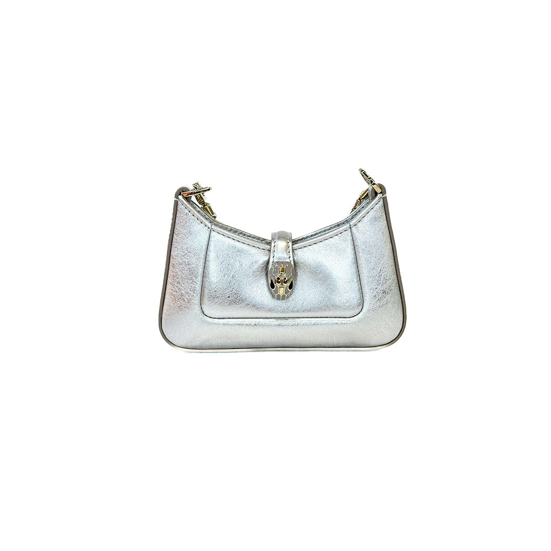 Bvlgari Sliver Micro Serpenti Baia Bag