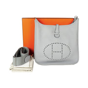 Hermes Evelyne  29cm TC Blue Glacier Bag