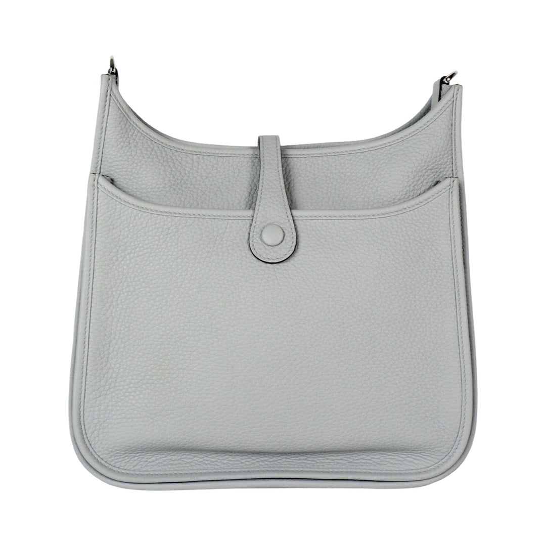 Hermes Evelyne  29cm TC Blue Glacier Bag