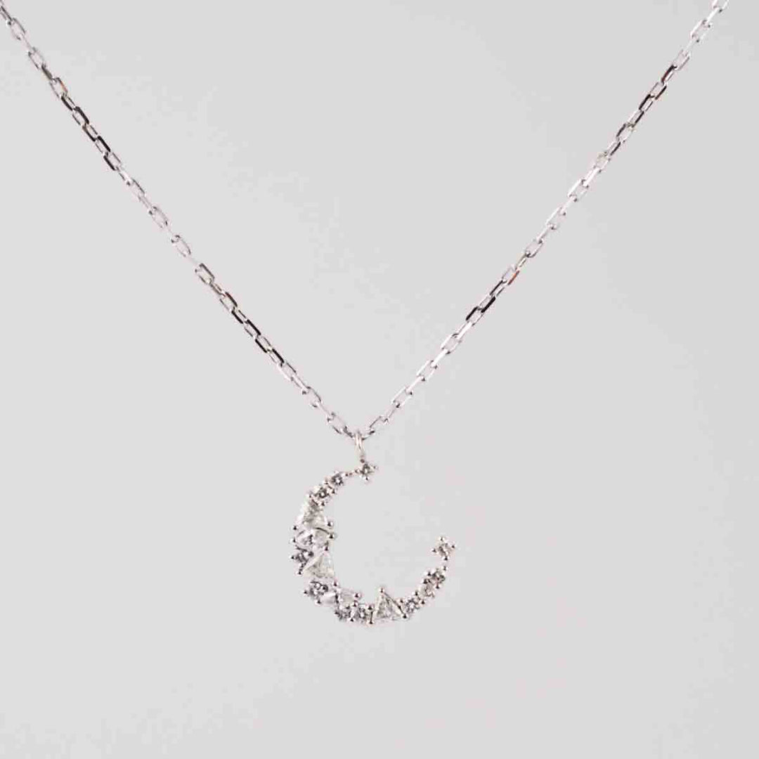 White Diamond Necklace18K White Gold D0.3Ct