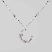 White Diamond Necklace18K White Gold D0.3Ct