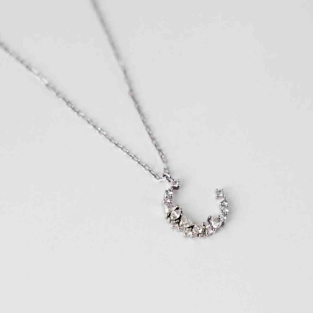White Diamond Necklace18K White Gold D0.3Ct