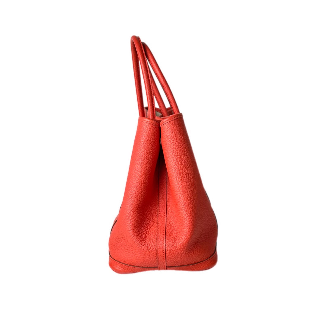 Hermes Garden Party 36cm Orange TC Leather