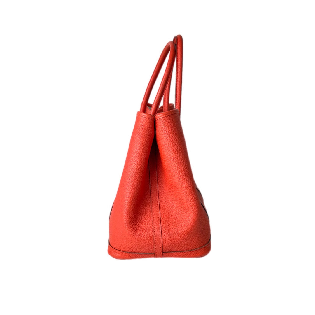 Hermes Garden Party 36cm Orange TC Leather