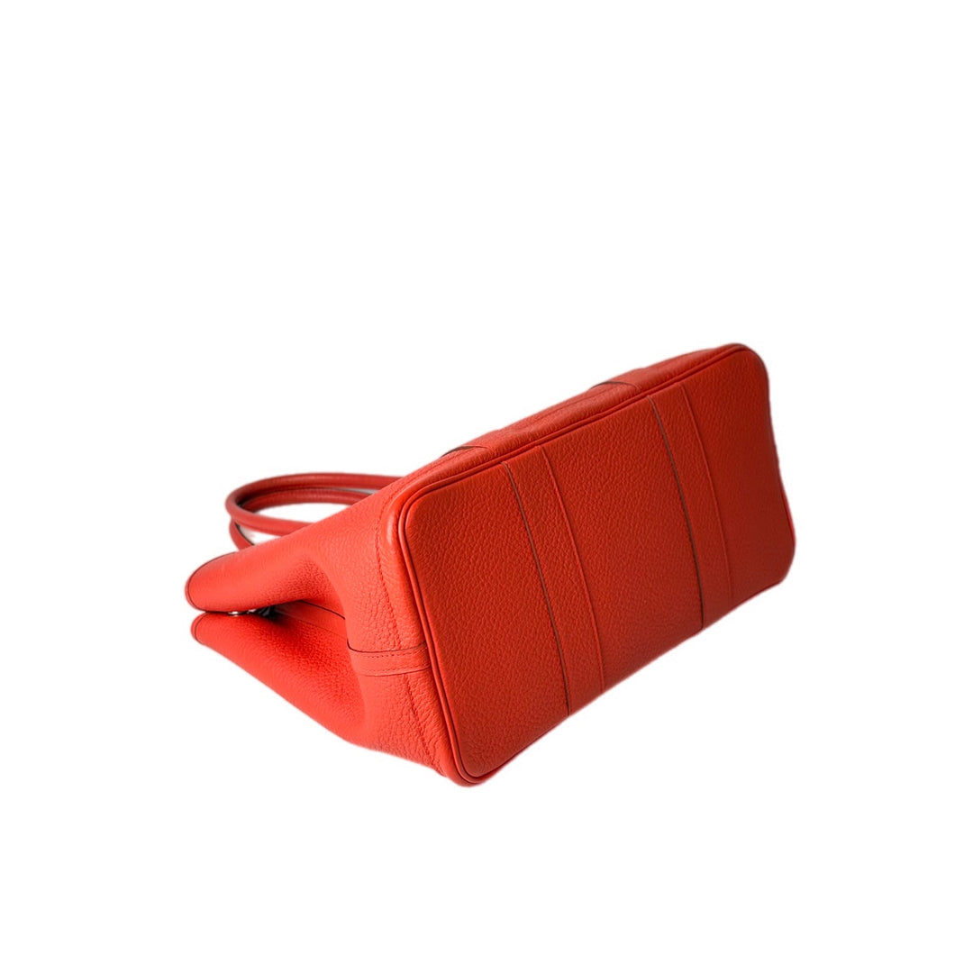 Hermes Garden Party 36cm Orange TC Leather