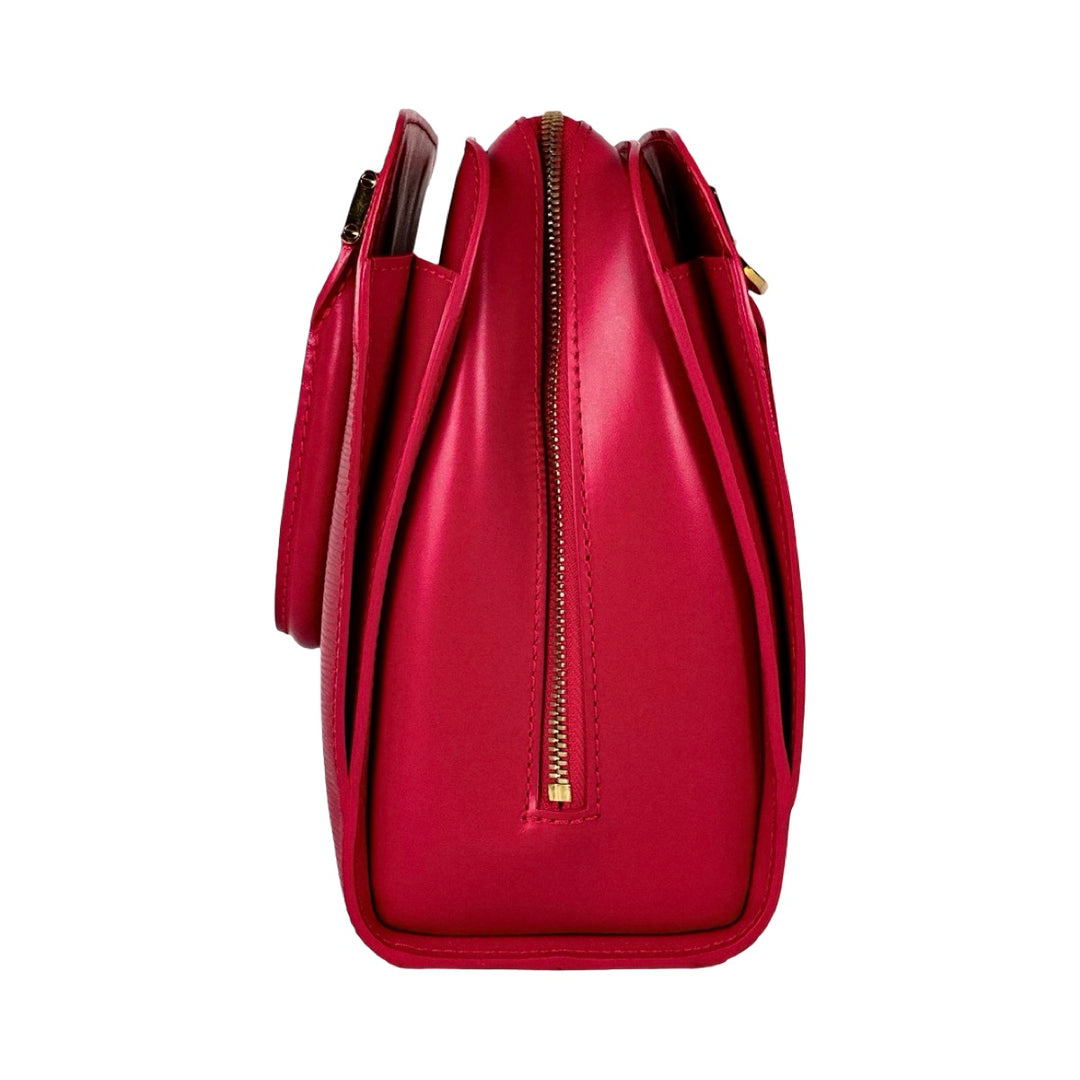 Louis Vuitton Vintage Tote Bag Epi Leather Red