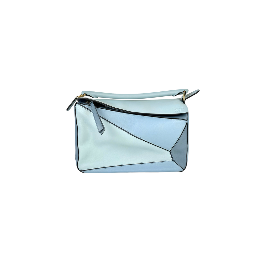 Loewe Puzzle Med Blue Bag