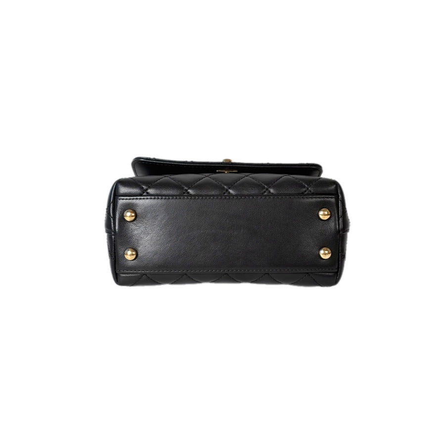 Chanel Coco Handle Bag Mini Black Lambskin