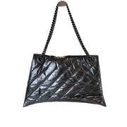 Balenciaga Crush Large Aged Calfskin Black