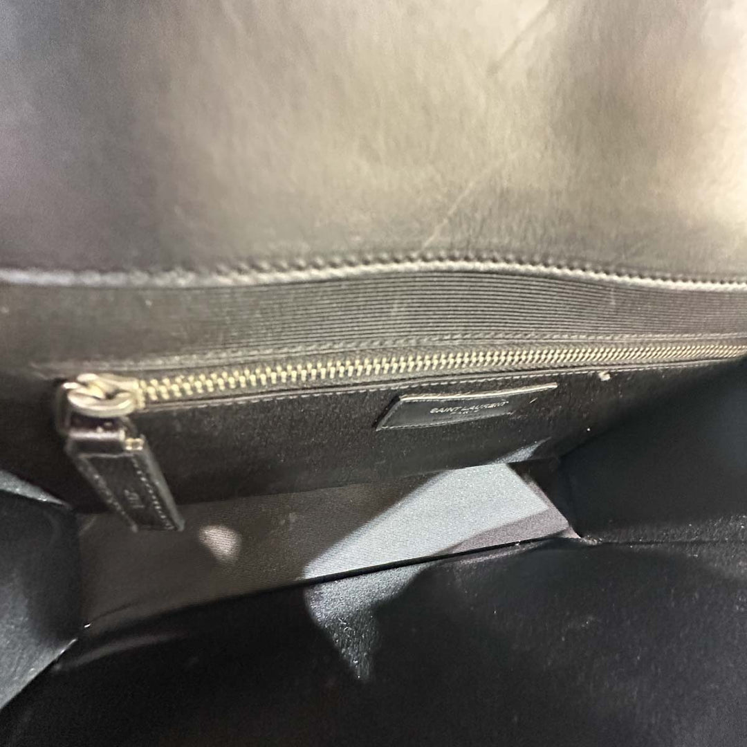YSL Sunset Black Large Envelope Bag