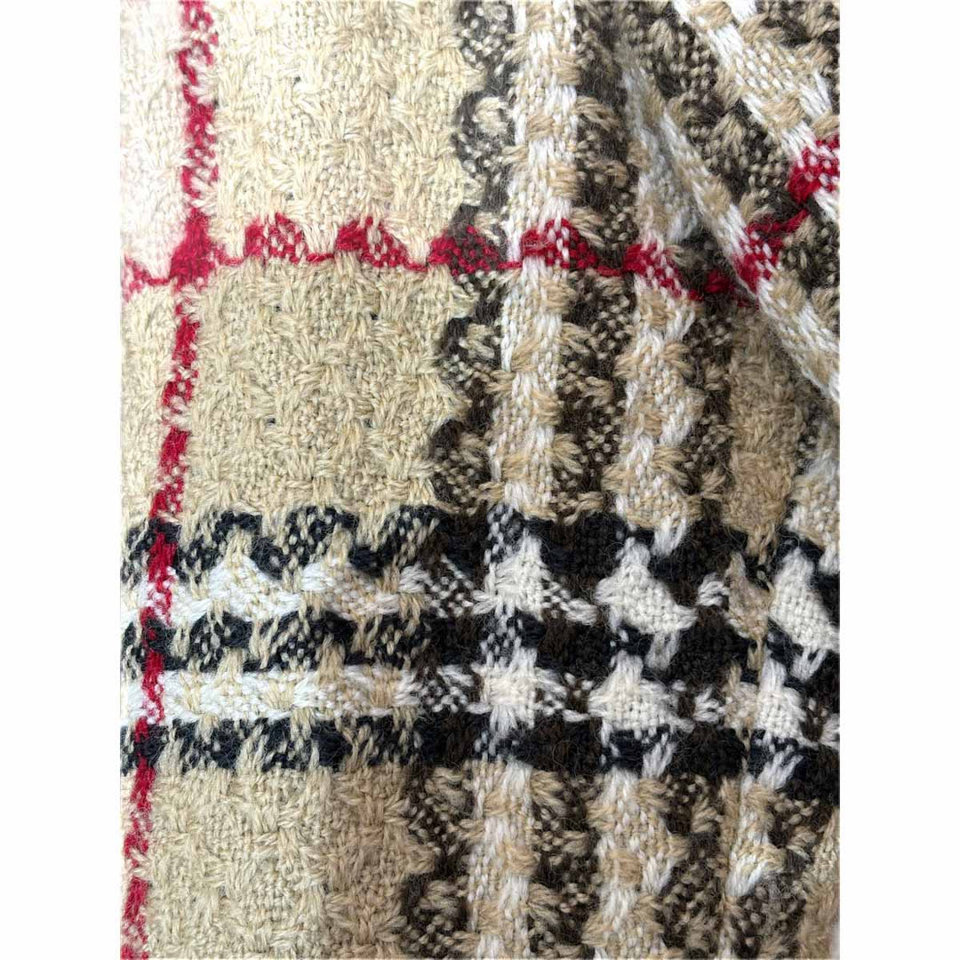 Burberry Trench Coat Check Tweed Wool #10