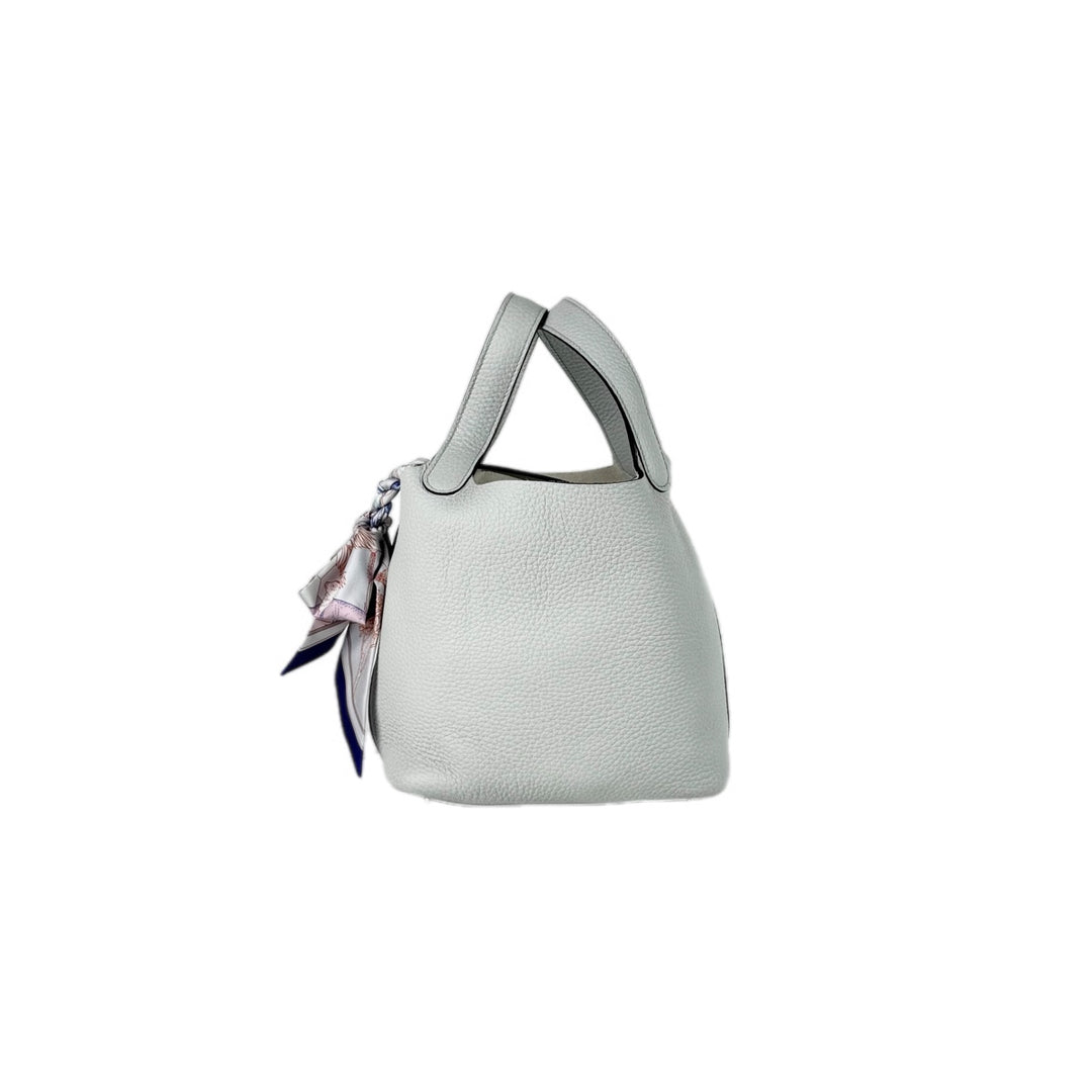 Hermes Picotin 18 Blue Bag