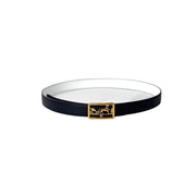Hermes Black/White Reversible Belt #85