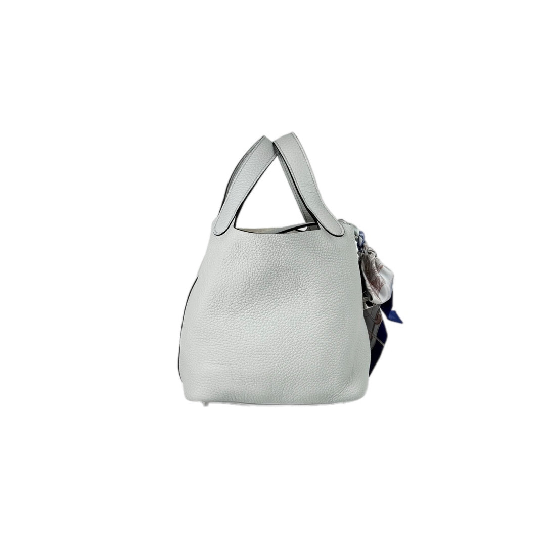 Hermes Picotin 18 Blue Bag