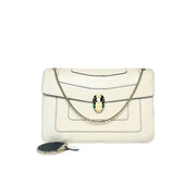 Bvlgari Serpenti Bag Cross Body Medium White
