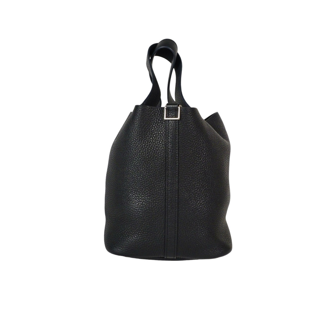 Hermes Picotin 22 Black TC Leather Bag