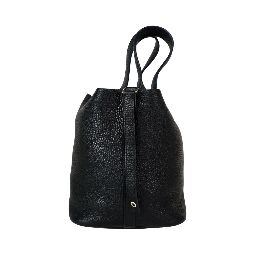 Hermes Picotin 22 Black TC Leather Bag