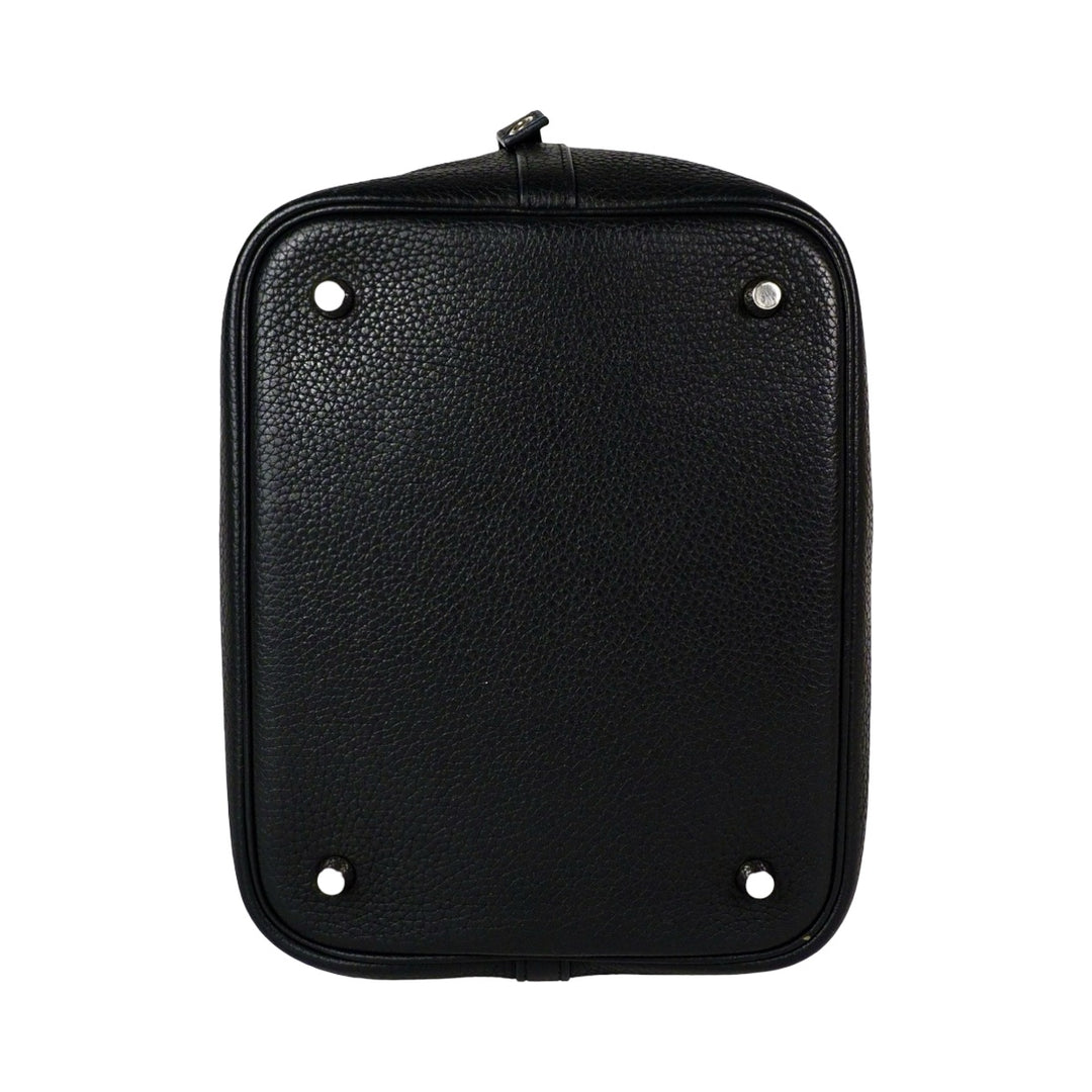 Hermes Picotin 22 Black TC Leather Bag