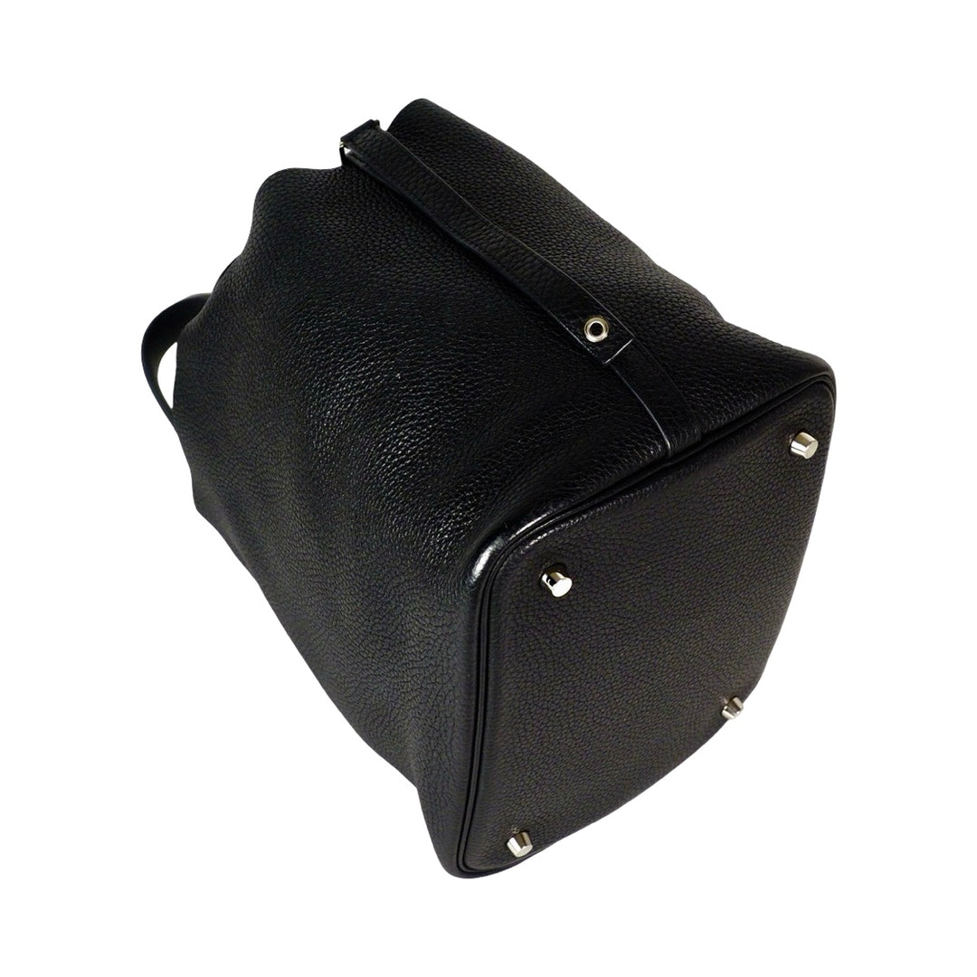 Hermes Picotin 22 Black TC Leather Bag