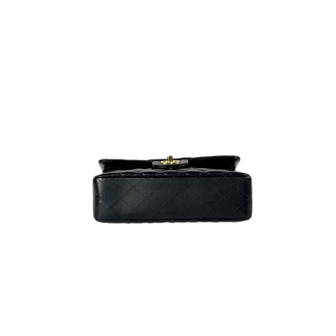 Chanel Classic Flap Small Lambskin Black Bag