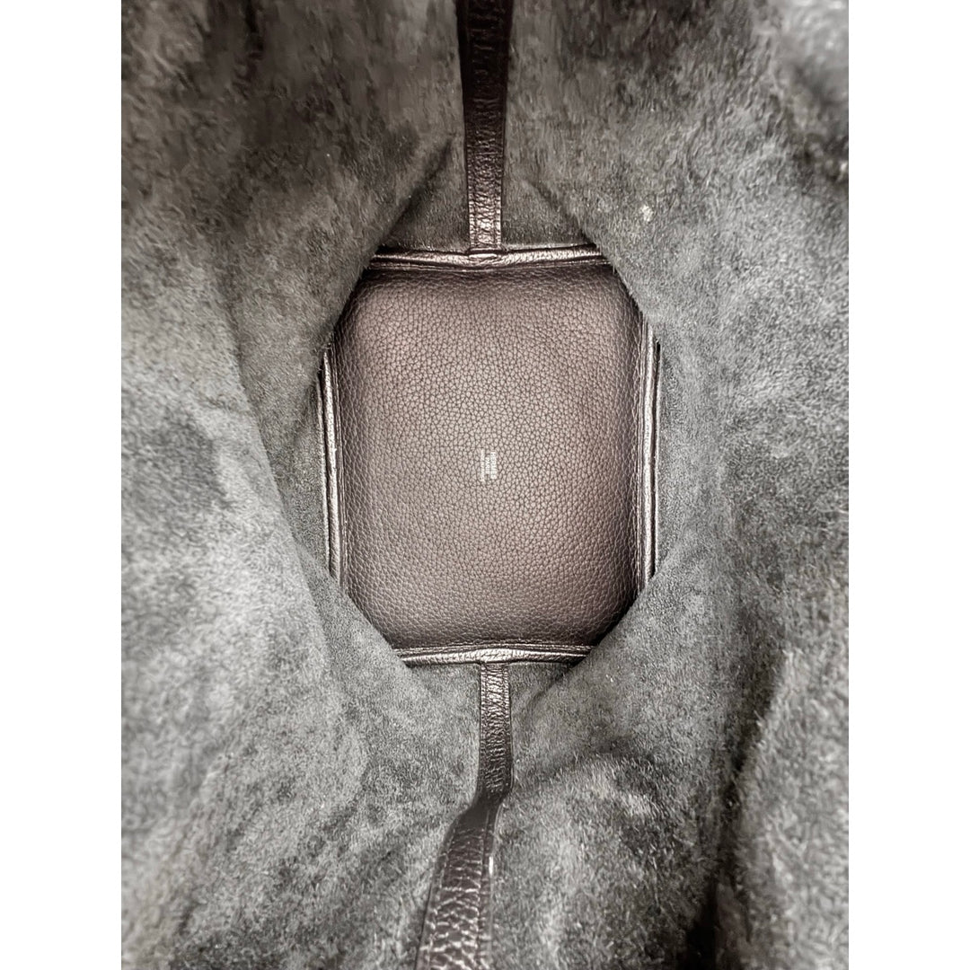 Hermes Picotin 22 Black TC Leather Bag