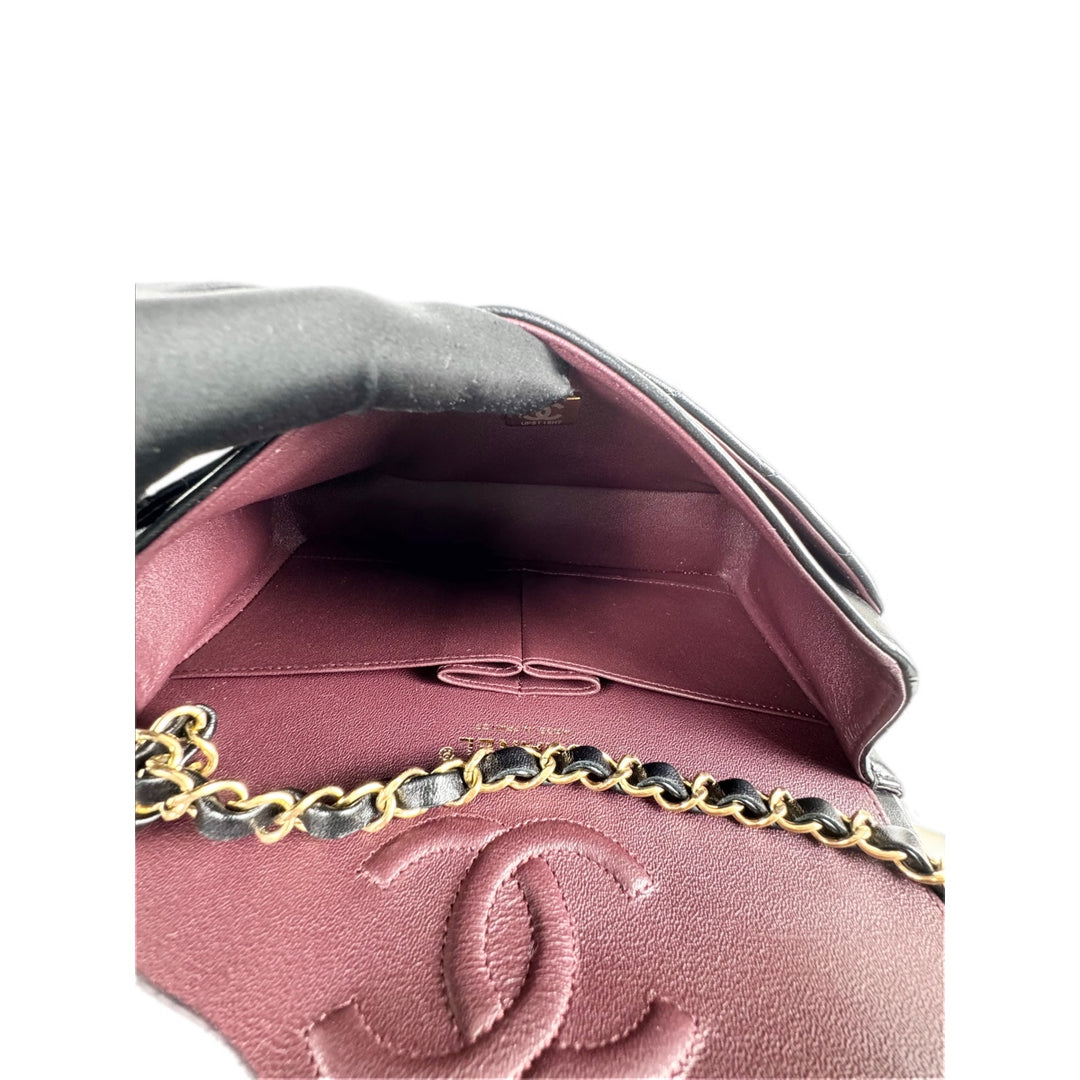 Chanel Classic Flap Small Lambskin Black Bag