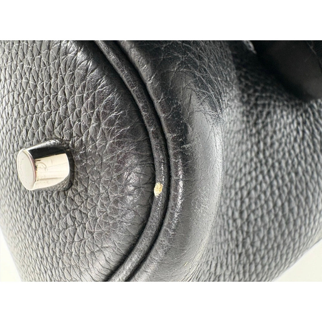 Hermes Picotin 22 Black TC Leather Bag