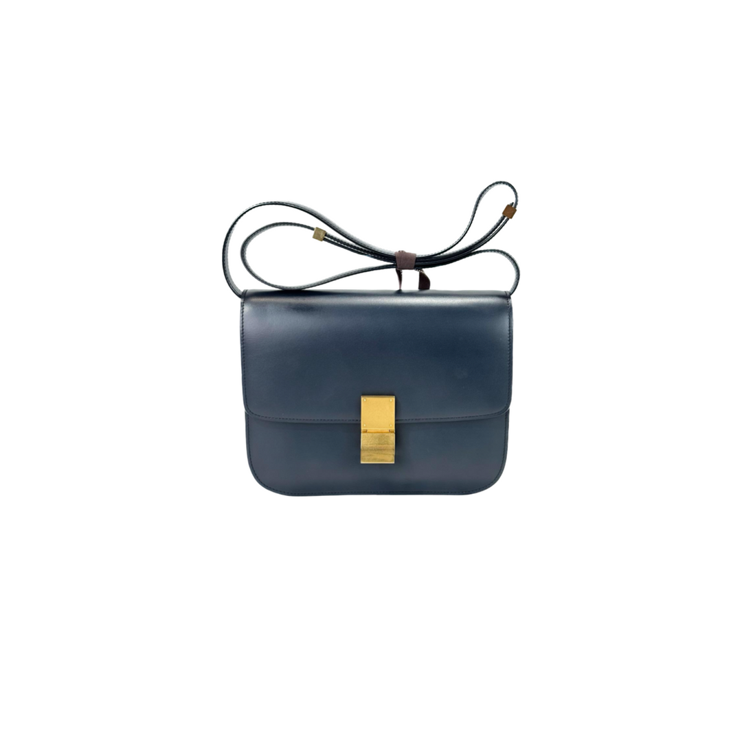 Celine Classic Box Navy Bag