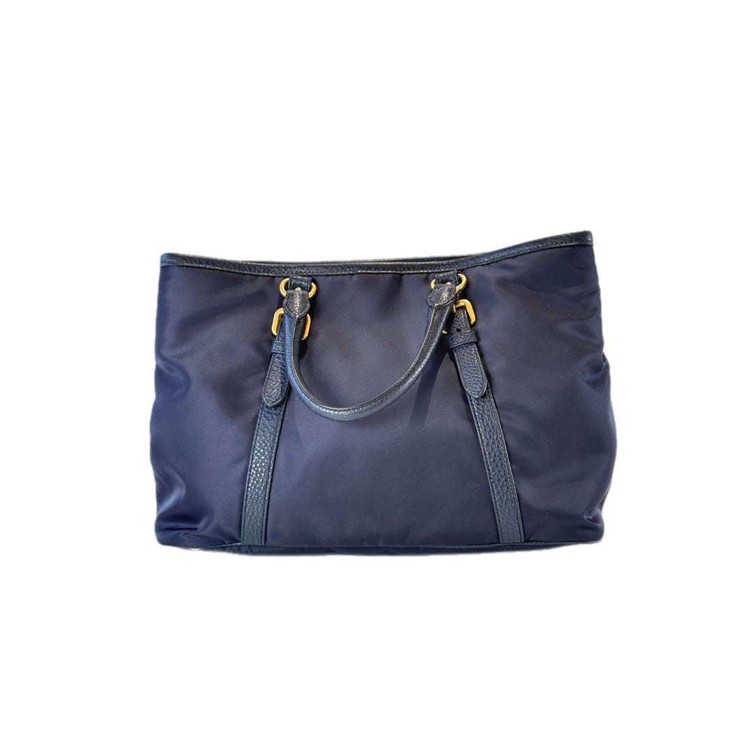 Prada Dark Blue Tote Bag