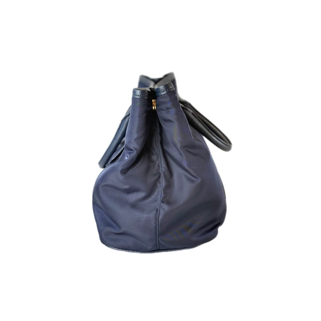 Prada Dark Blue Tote Bag