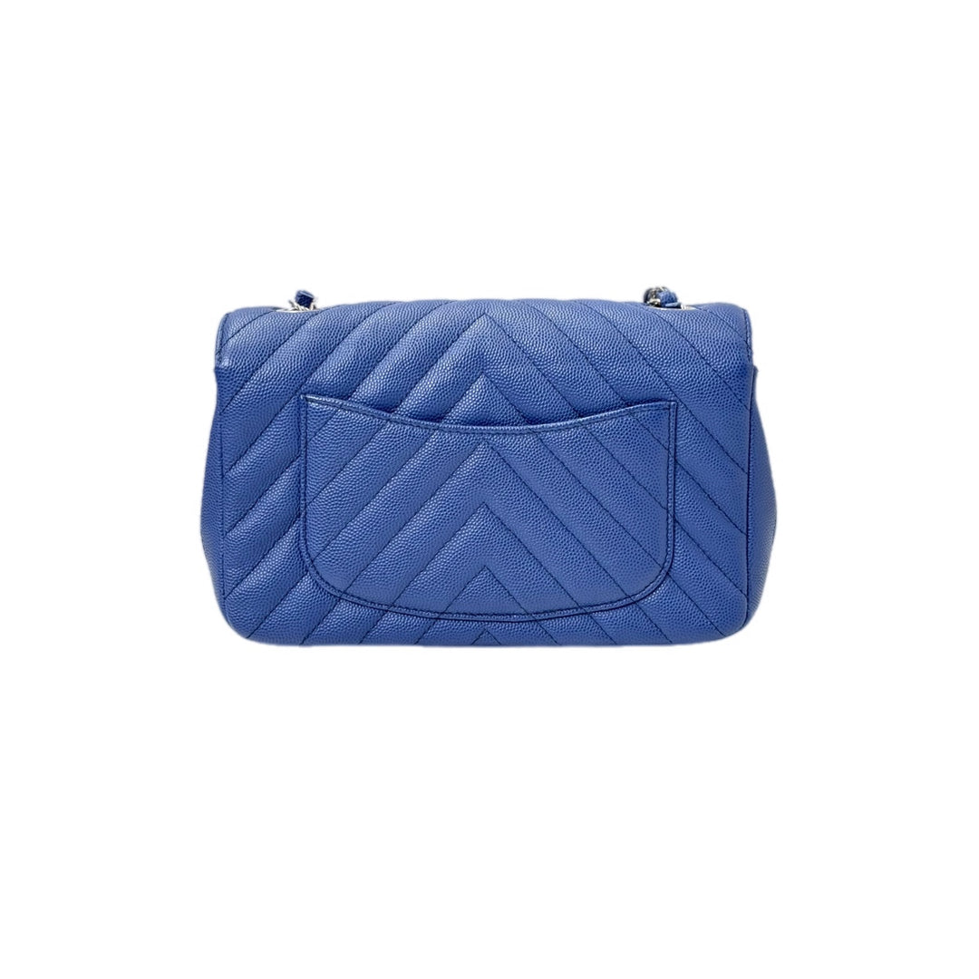 Chanel Classic Flap Mini Blue Caviar