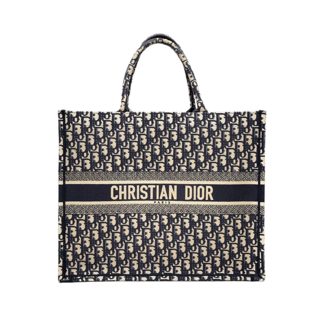 Dior Book Tote Gm Oblique Blue Bag