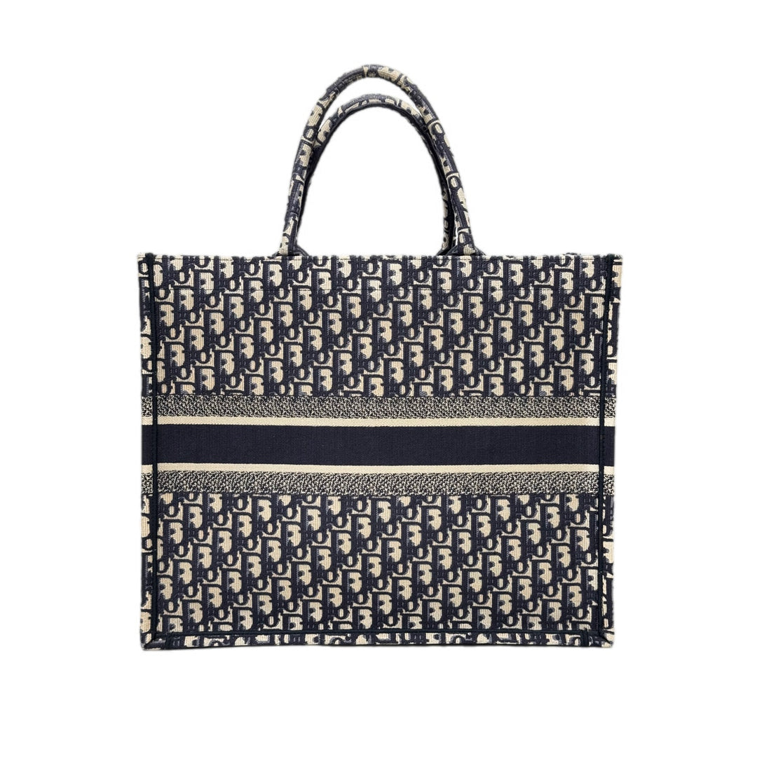 Dior Book Tote Gm Oblique Blue Bag